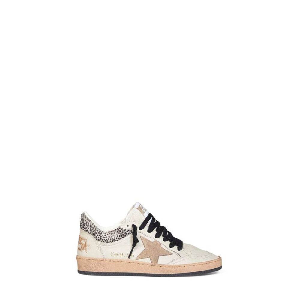 Golden Goose Women Cream Nappa Leather Ball Star Sneakers